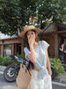 round neck t shirts for women with waist knot
