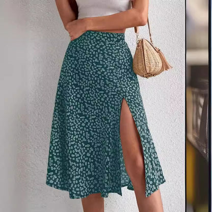 Split Thigh Skirt Vacation Beach Outfits