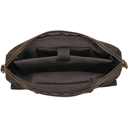 Men Leather Office Bags Sale Travel Briefcase