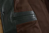 Men’s Military Style Cowhide Leather Jacket