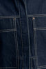 Women’s Denim Two Piece Set Skirt with Slit and Pocket Shirt