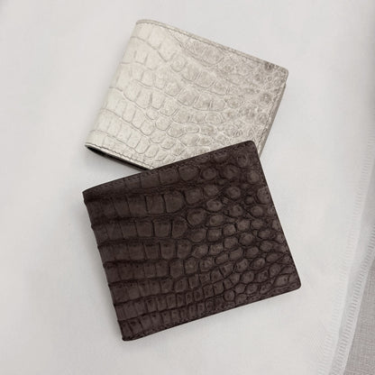 Himalayan Crocodile Leather Bifold Wallet for Men