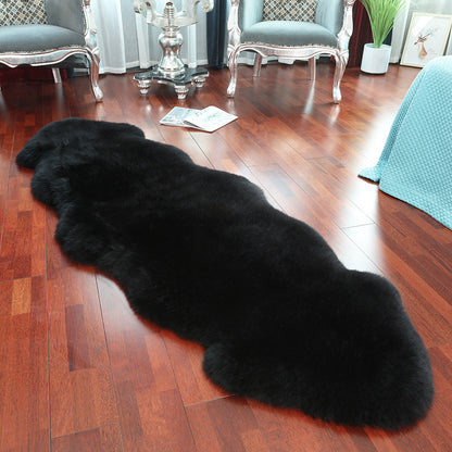 Genuine Sheepskin Throw for Sofa, Bedside and Living Room Decor 11