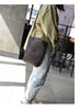 Genuine Brown Office Tote with Adjustable Strap