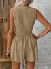 womens 2 piece summer sets vest and shorts