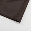 Imitation Leather Brown Skirt Tall