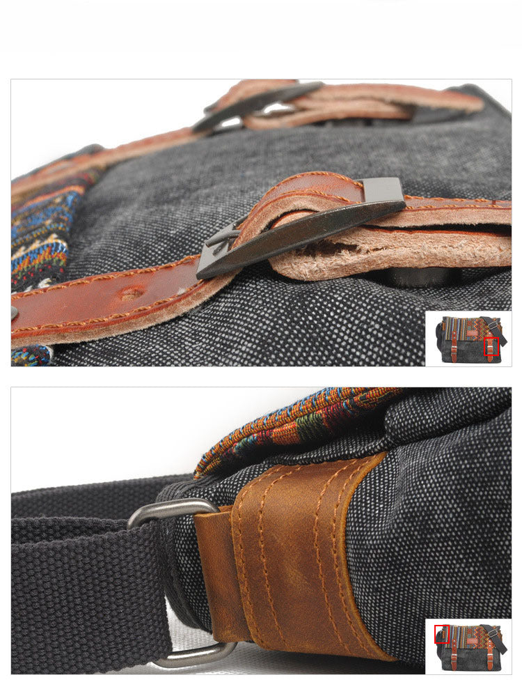 Canvas Camera Bag for DSLR and Mirrorless Cameras with Padded Insert