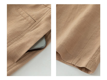 Casual Slacks with high waist summer drape