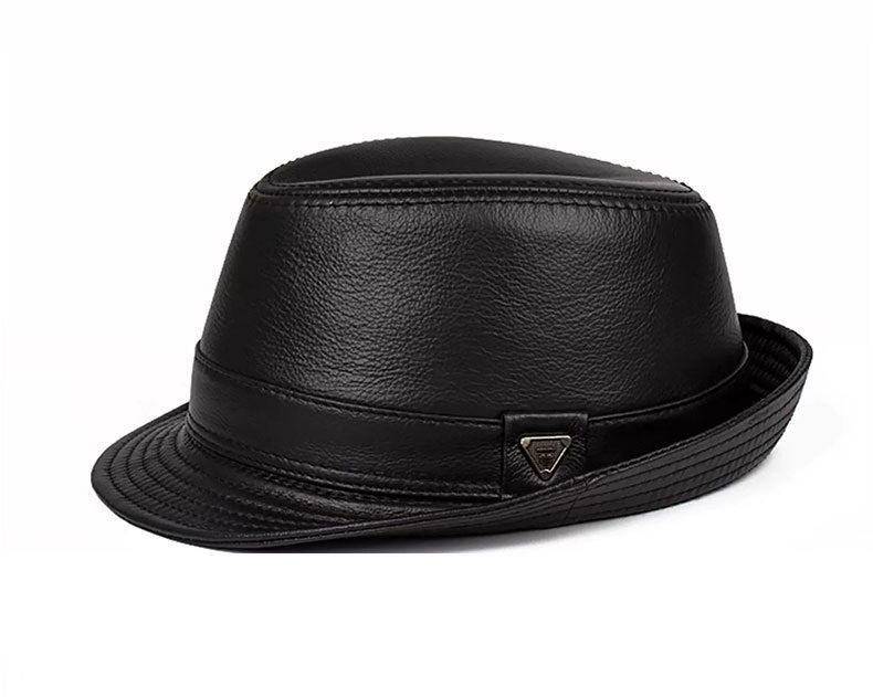 Genuine leather jazz cap for men 1 L