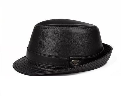 Genuine leather jazz cap for men 1 L