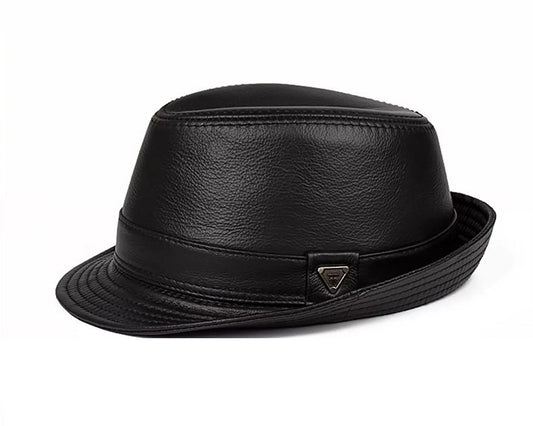 Genuine leather jazz cap for men 1 L