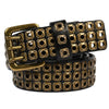 Studded Leather Belts with Rivets Western Cowboy