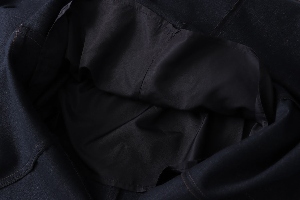 Leather Skirt High Waist Mermaid Hem