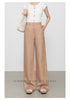 Casual Slacks with high waist summer drape