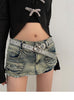 Glitter Belt Faux Leather With Star Buckle