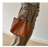 Real Leather Crossbody Office Purse with Strap