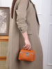 Women’s Genuine Leather Cosmetic Bag with Interior Travel Organizer