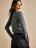 women round neck long sleeve Sweater