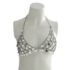 Metal Sequin Star Body Chain Festival Top