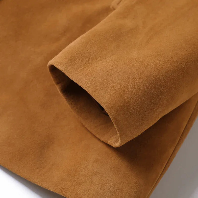 Women Suede Tassel Leather Jacket