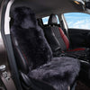 Long Hair Sheepskin Car Seat Cover with Plush Wool Backrest 6