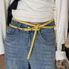 Double Layer Studded Belt for Women with Rivets