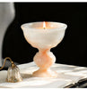 Marble aromatherapy candle holder cup