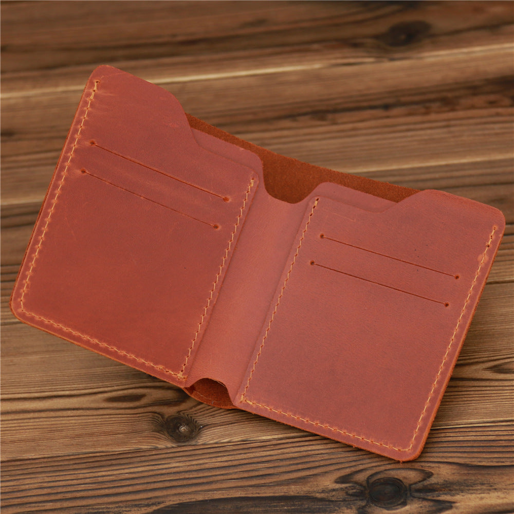 Men’s Leather Bifold Card Holder Wallet