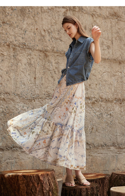 Cropped Jean Jacket for Women