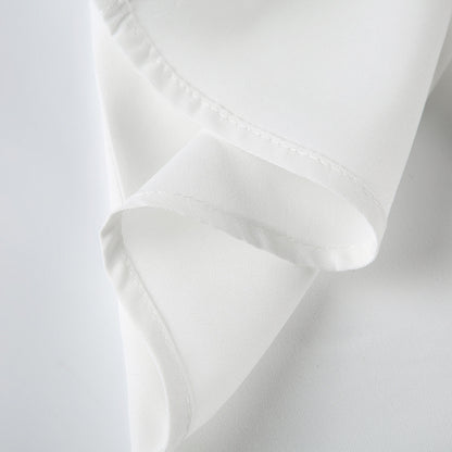 Backless sleeveless shirt blouse
