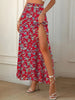 split thigh maxi skirts for women