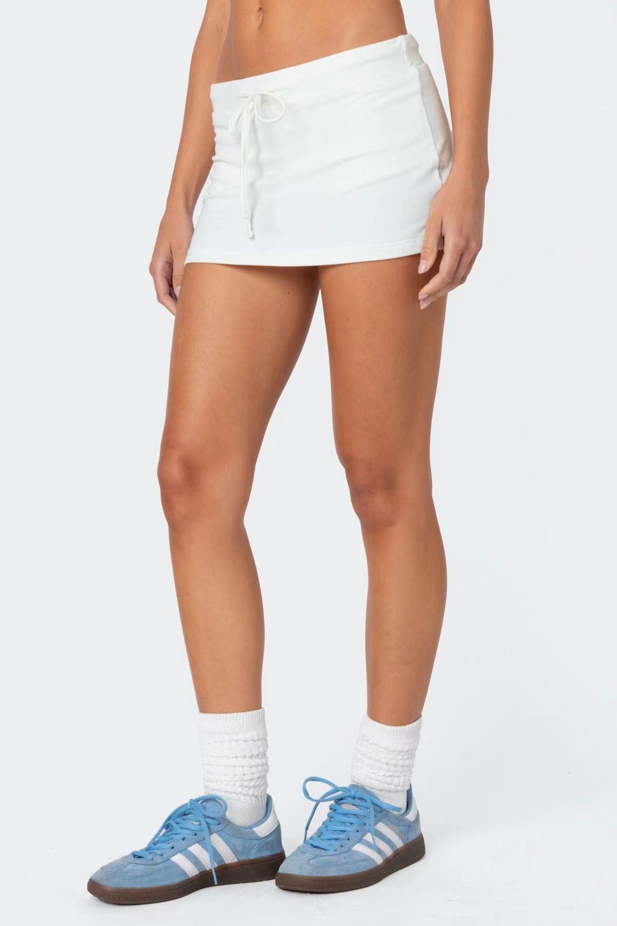 Waist Tie Beach Mini Skirt Summers