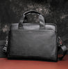 Men's Full Grain Leather Office Bag Briefcase for 13.5" Laptop