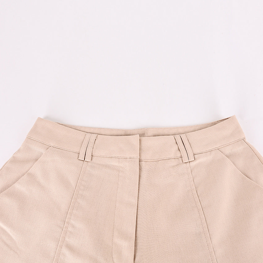 Women Two Piece Set High Waist Shorts and Sleeveless Top Outfit