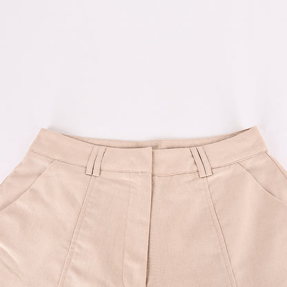 Women Two Piece Set High Waist Shorts and Sleeveless Top Outfit