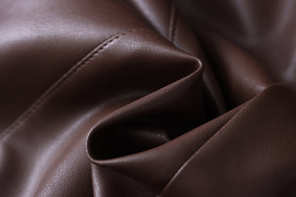 Leather Skirt High Waist Mermaid Hem