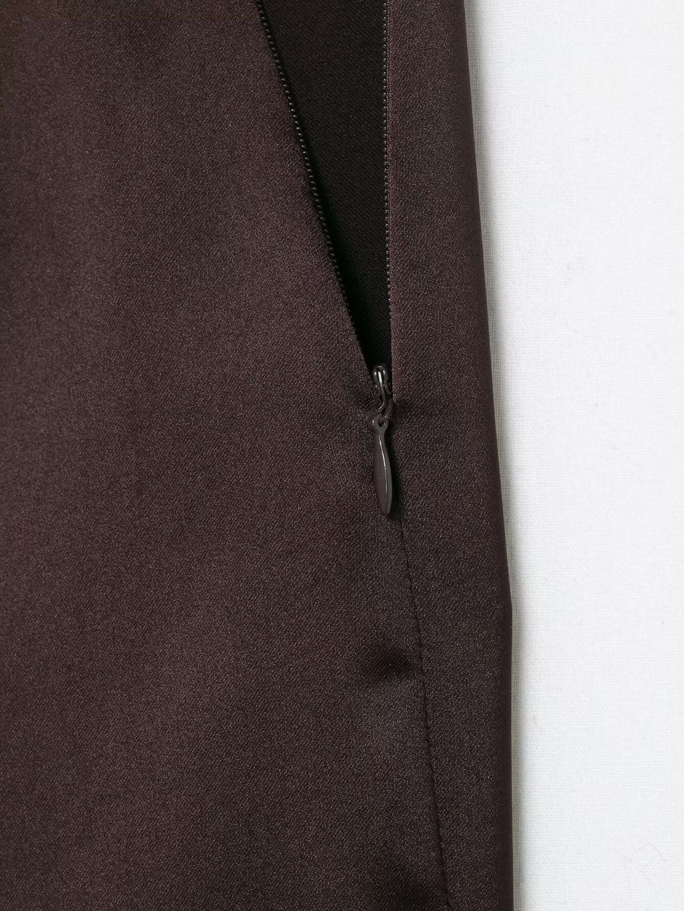 Women satin lace top and wide leg pants set