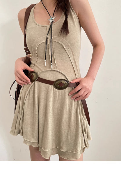 Women’s Faux Leather Western Concho Belt