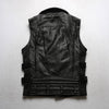 Men’s Genuine Leather Biker Motorcycle Vest