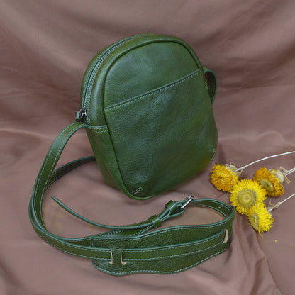 women leather crossbody messenger bag