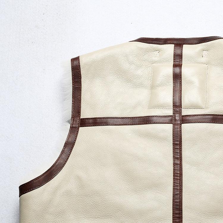 Men’s Real Shearling Vest with Merino Sheepskin Interior