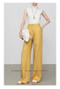 Wide leg linen pants with natural summer drape