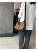 Women Leather Messenger Bag Office Crossbody Purse