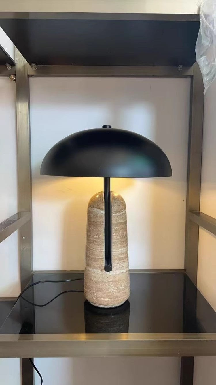 Nordic Travertine Table Lamp Modern Retro Wabi-Sabi Design