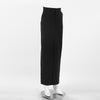 Fabric Midi Skirt with High Slit