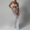 Sheer Lace Two Piece Fishtail Set