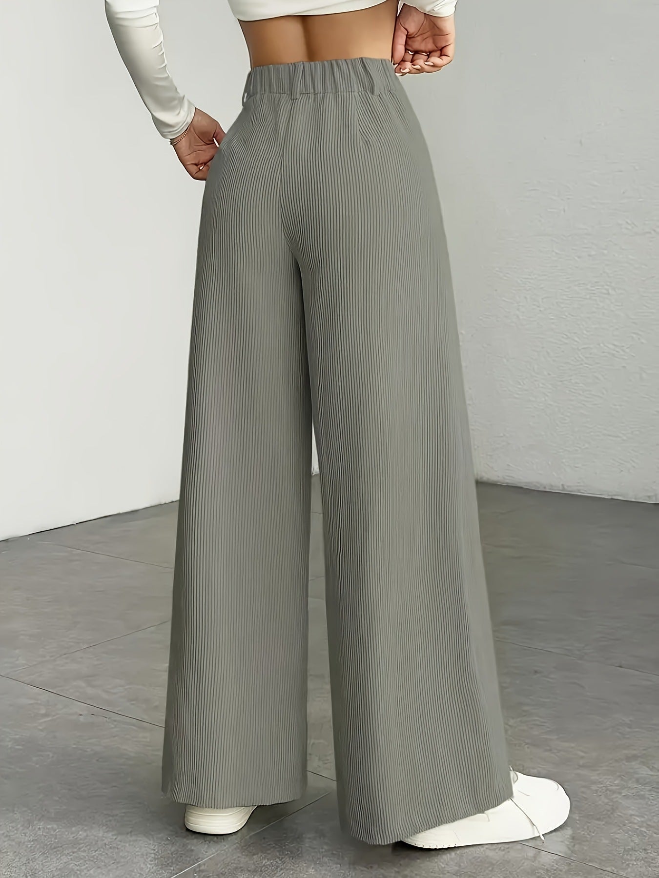 Women Causal Pants Wide Leg