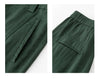Wide leg trousers women with soft green drape