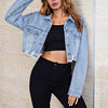 womens short denim jacket