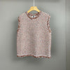 Women Cashmere Wool Cardigan and Knitted Vest Set